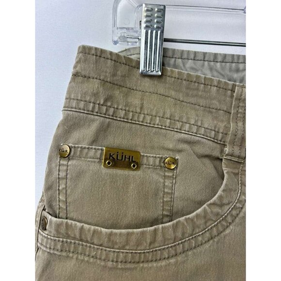 Kuhl Men's Size 34 Shorts Brown Stretch Vintage Patinade - Picture 9 of 10